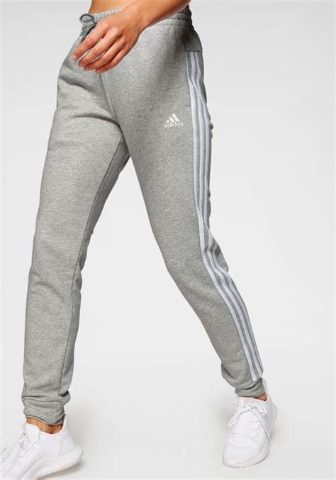 adidas jogginghose grau weiß damen|adidas jogginghosen damen.